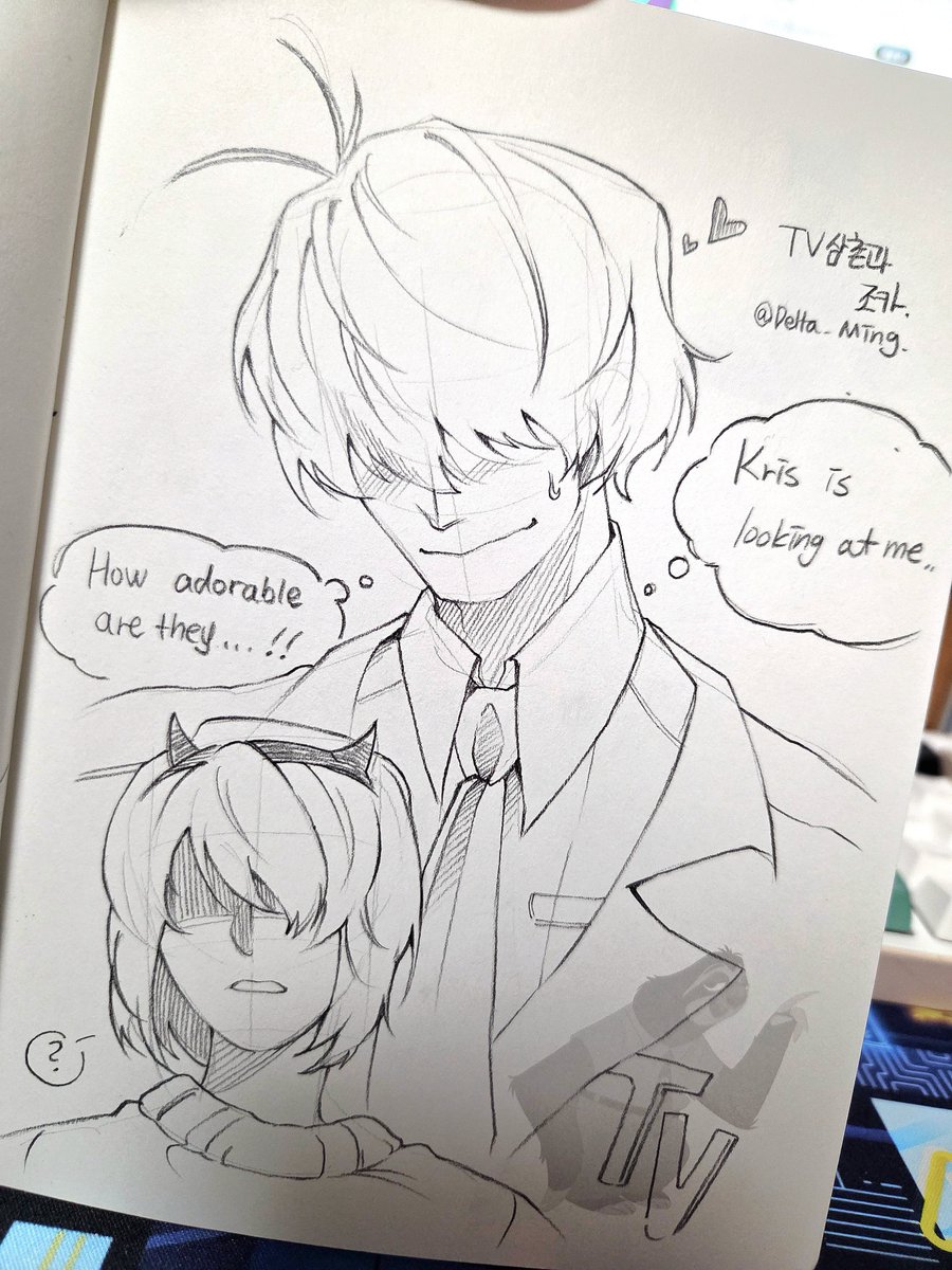 Delta_Ming's tweet photo. #deltarune Some analog doodles

#krusie #tennakris https://t.co/ufWZzUHOf0