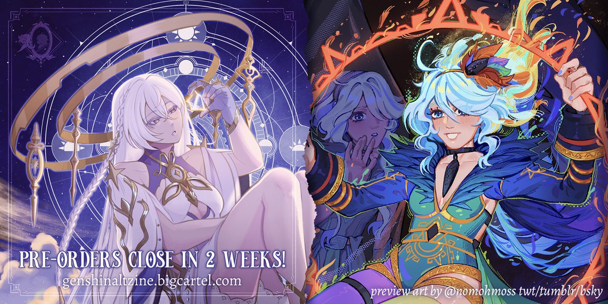 genshinaltzine's tweet photo. « Through The Looking Glass »

【Pre-orders: Two Weeks Left】

"So little time left... Paimon has never been more excited! Quick, Traveler, we need to get it now!"

Our-preorders will be open for two more weeks, till September 27th! Don't miss out!

#GenshinImpact #genshinaltzine https://t.co/TmolktAzSb