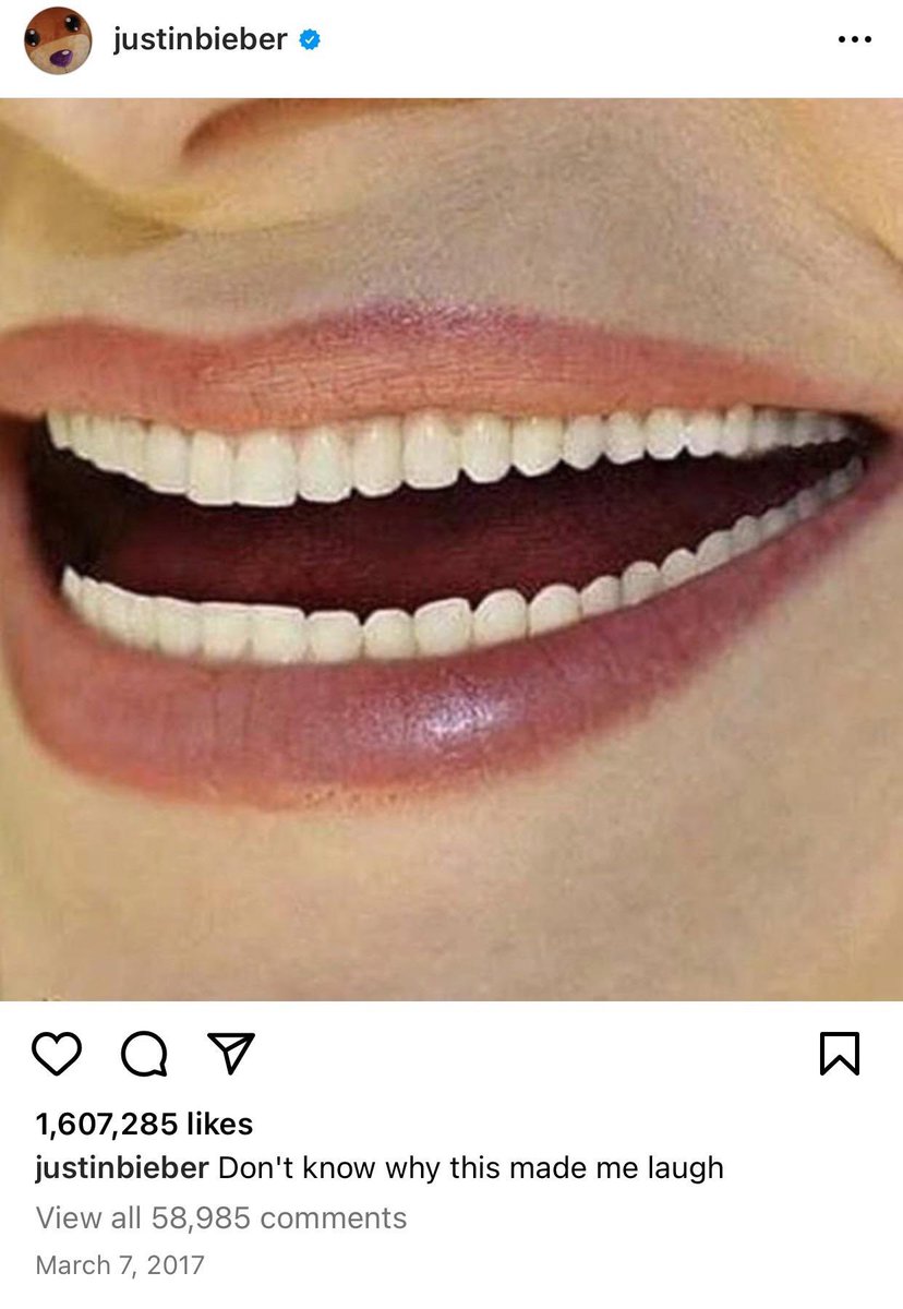 lohanthegirlie's tweet photo. quando a hailey bieber virou piada por ter muitos dentes e seu marido justin bieber ao invés de defendê-la ajudou a humilhar ela😭 https://t.co/TFT9lvhENB