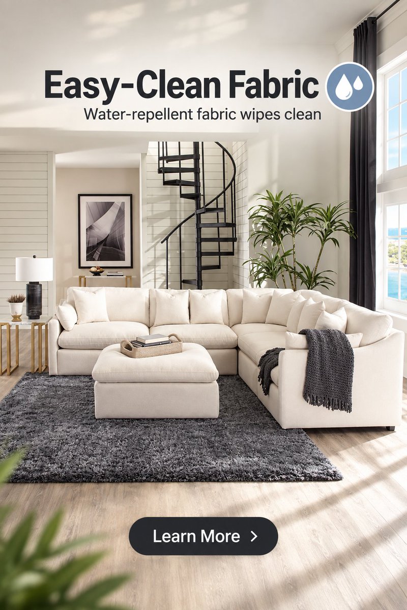 ambfurniture's tweet photo. On sale at https://t.co/rGTg1g4VrP #couch #decor #design #designer #furniture #HomeImprovement #home #homedecor #interiordecor #livingroom #sofa #sectional https://t.co/Q3eFy6g4lH