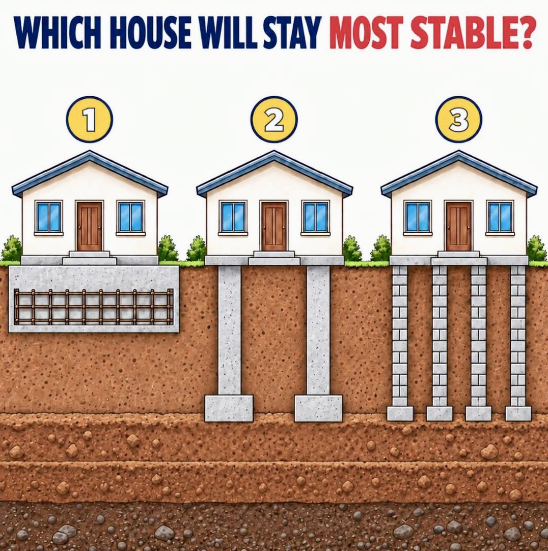 Brainy_Bits_Hub's tweet photo. Which house would you trust—and why? 🏠
.
.

#foundations  #structuralengineering 
#STEMEducation  #PhysicsIsEverywhere 
#LearnWithFun https://t.co/hprGx3GHeR