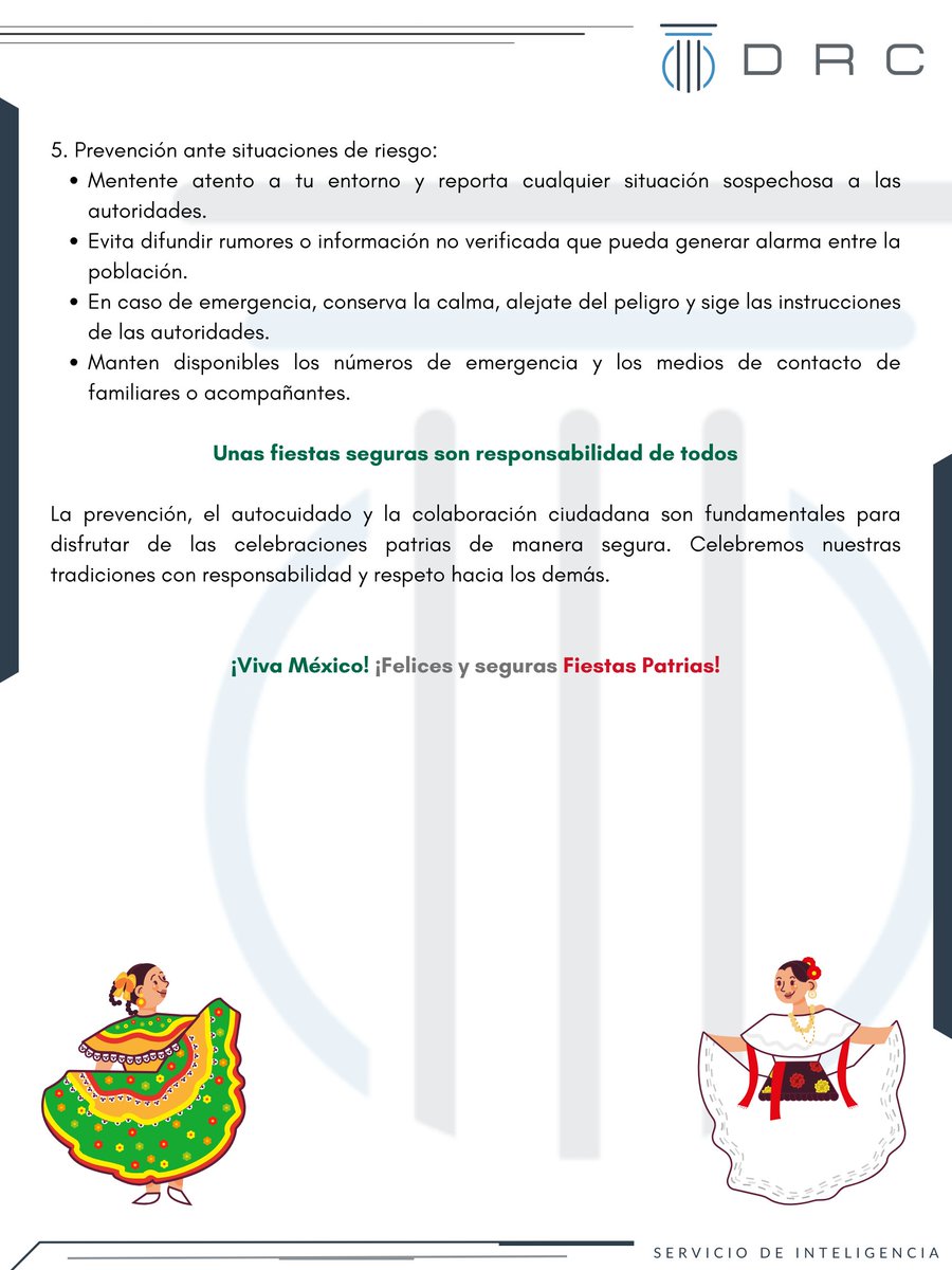 DRConsultores_'s tweet photo. Disfruta de las fiestas patrias de manera segura ¡Viva México! https://t.co/HtMZ9Y2tXe
