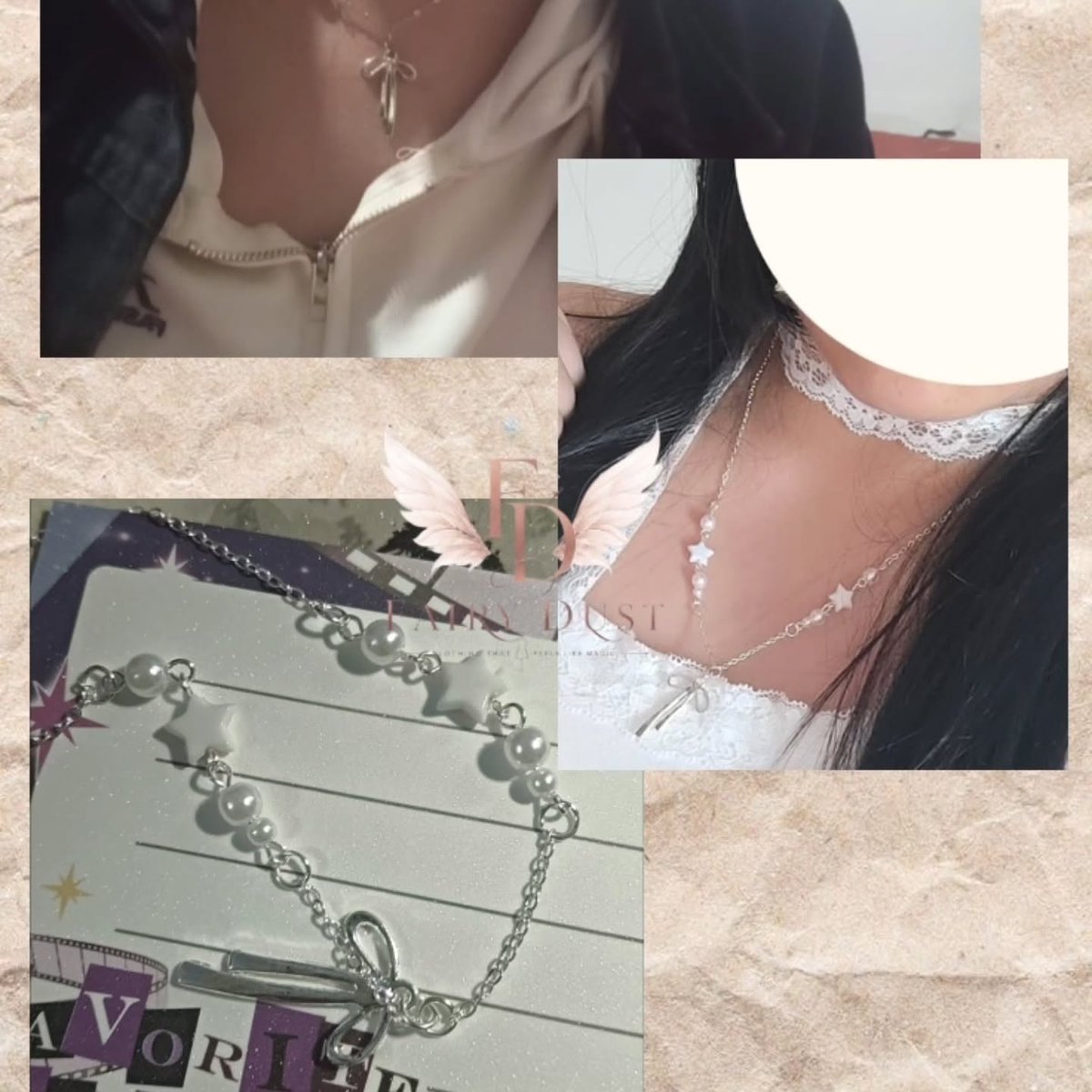 sakkasdimitris's tweet photo. Pookie Bow Necklace now in stock. DM to order. https://t.co/DFl44KJDoM