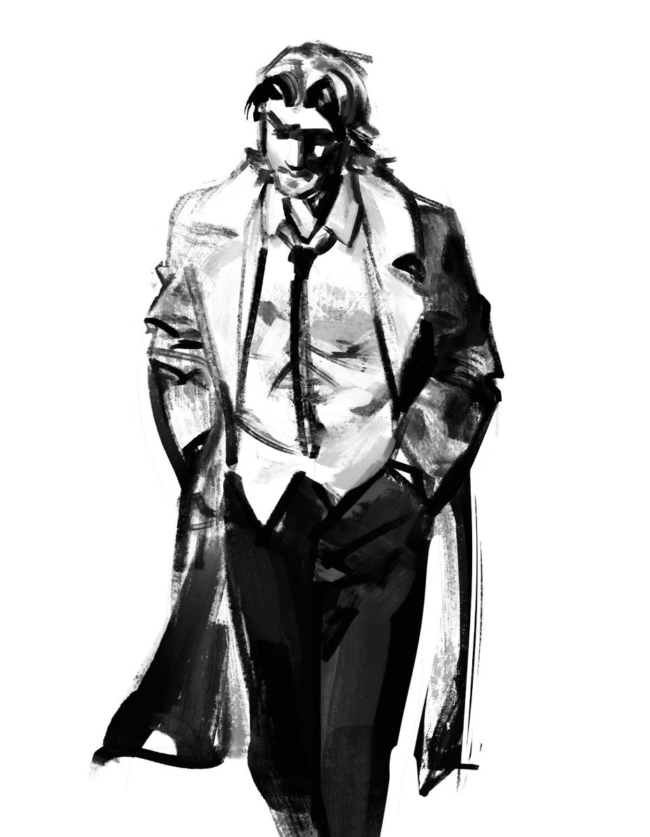 JuiceBoxBird's tweet photo. Bigby sketch #TheWolfAmongUs https://t.co/tMpVcifz3p