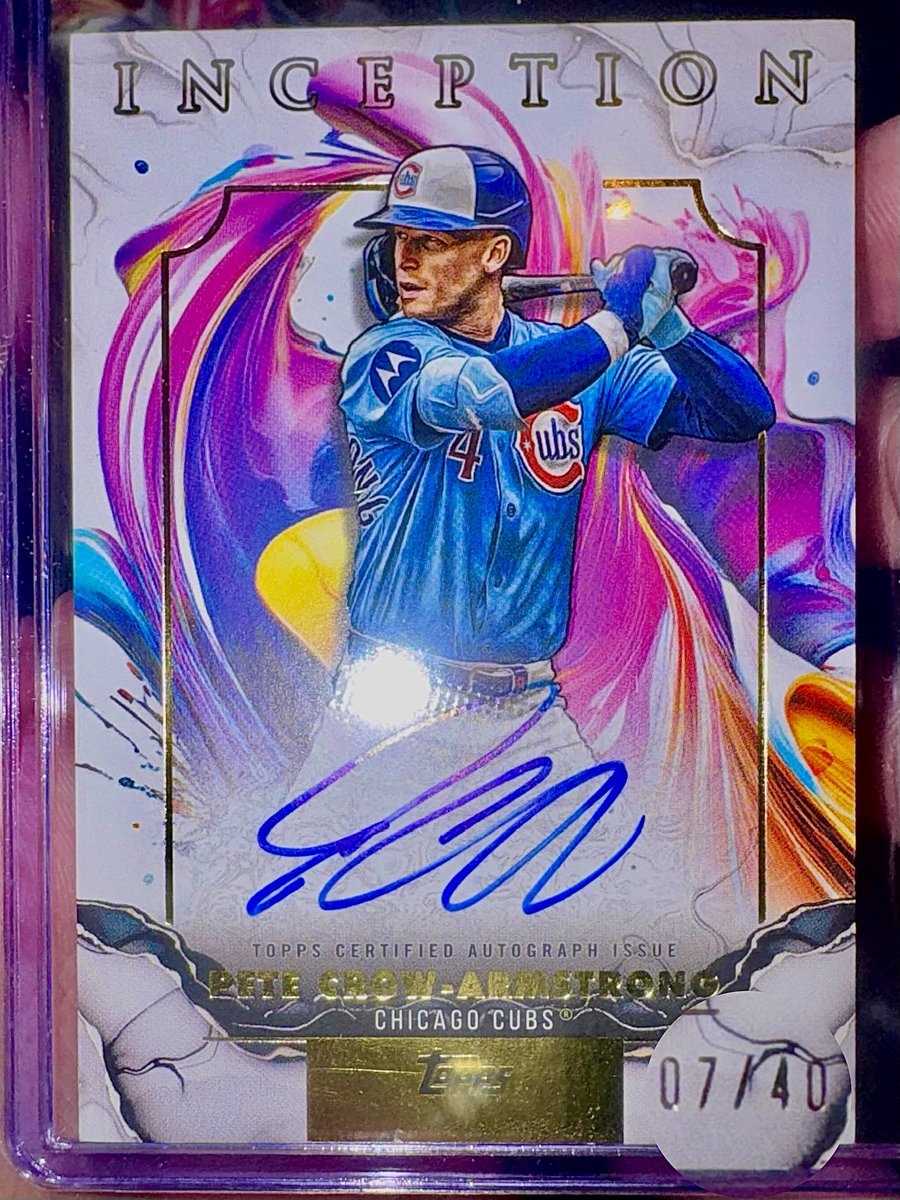 JamilKemp's tweet photo. @CardPurchaser thinking of holding and grading. Might want to test the market. On card auto /40, what do u guys think?? https://t.co/TZLTUnOCMe