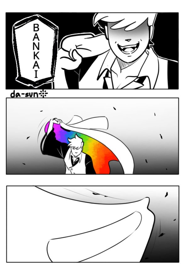 1_am_da_sun's tweet photo. What if deltarune but bleach???? Lmfaos #flowery #deltarune #deltarunefanart https://t.co/fmNVfxGZpt