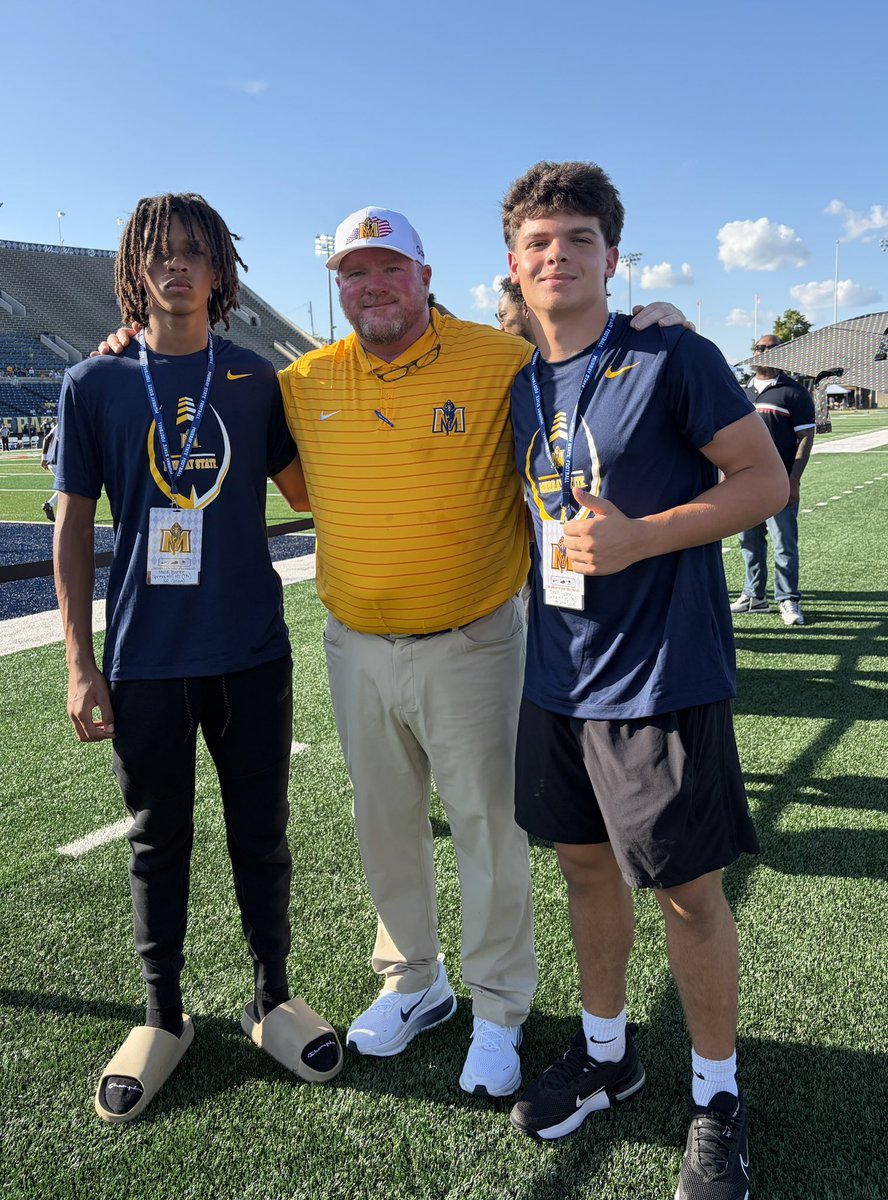 JonahGipson's tweet photo. Had a great time visiting Murray State @racersfootball &amp; talking to coaches  @wrightjody @coachjimmyogle Excited to follow their program over the next couple yrs..

@CoachJwalker15
@4thehill
@bestavailable
@loganprentice52 https://t.co/2JPE0pHPg2