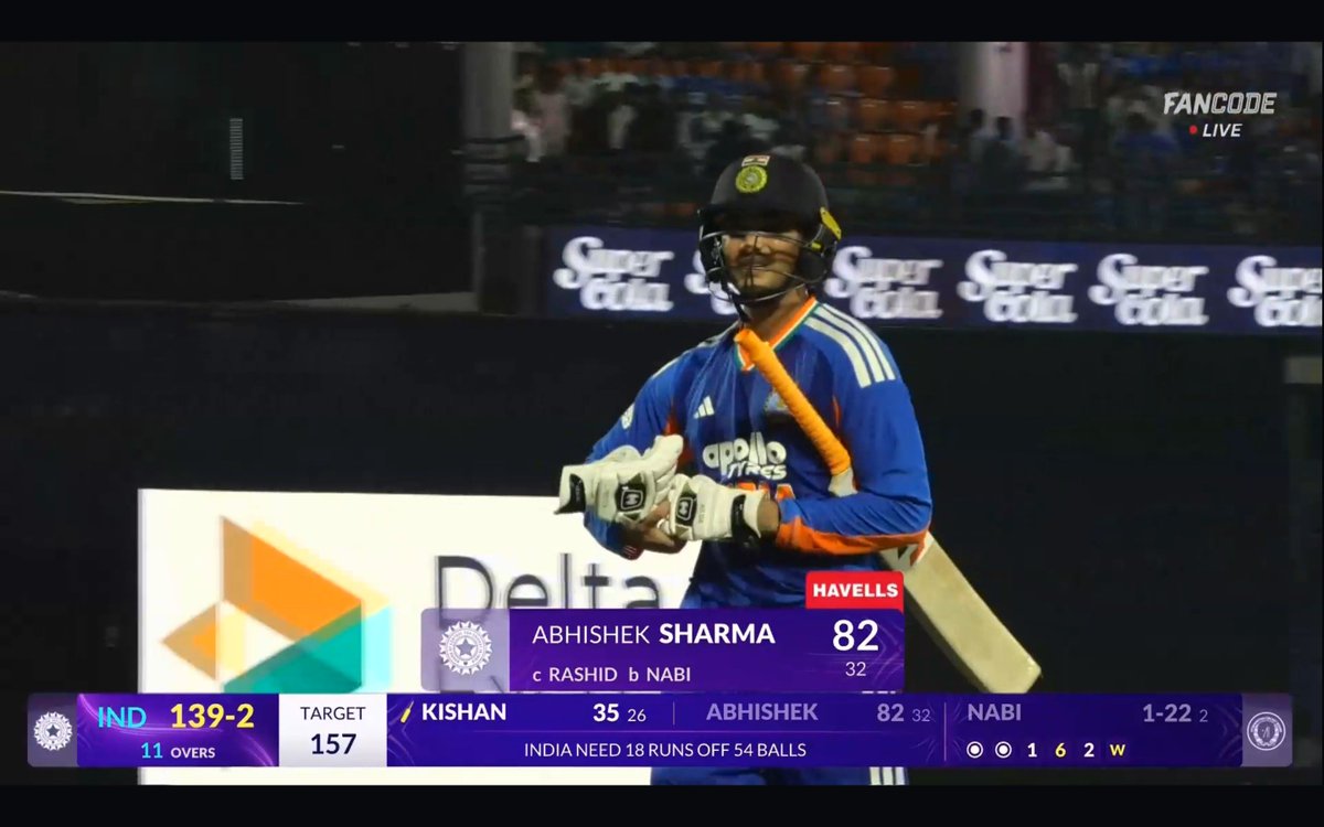 CricCrazyJohns's tweet photo. A STANDING OVATION FOR ABHISHEK SHARMA 👑 https://t.co/6L2ITe5O5G