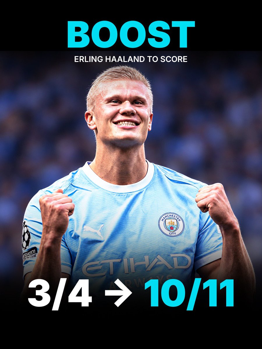 BetWithWarriors's tweet photo. 👀 It’s a strange decision from VAR, but backers of our Erling Haaland anytime scorer boost won’t be complaining!

1-0 Haaland! 🔥 https://t.co/edxFv1AzHL
