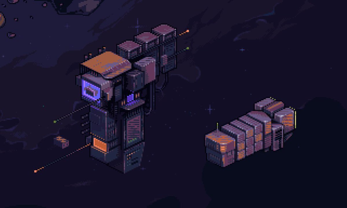 A_Foxli's tweet photo. Space Station

#pixelart #indidev https://t.co/YLr3lmbwEB