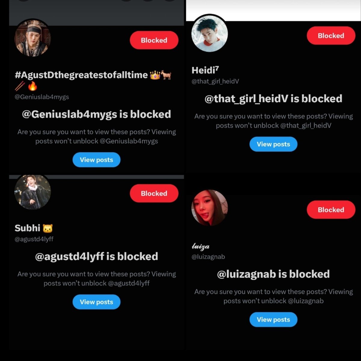 BTSPROTECT07's tweet photo. 🚨 MASS REPORT FOR 🐥 UNDER TH, HATE, SPAM AND DO NOT ENGAGE 🚨

https://t.co/uOOkJF7Pkh
https://t.co/1O35dPxoNh
https://t.co/AsWkMQ9UQG
https://t.co/vgSeN9C4cS
https://t.co/9Nr43p5E9A
https://t.co/xFV2I3bjph
https://t.co/2uMGnvtPZV
https://t.co/cvRko8AeZX
https://t.co/AiKJlb3pwu https://t.co/bewXz9IOIT