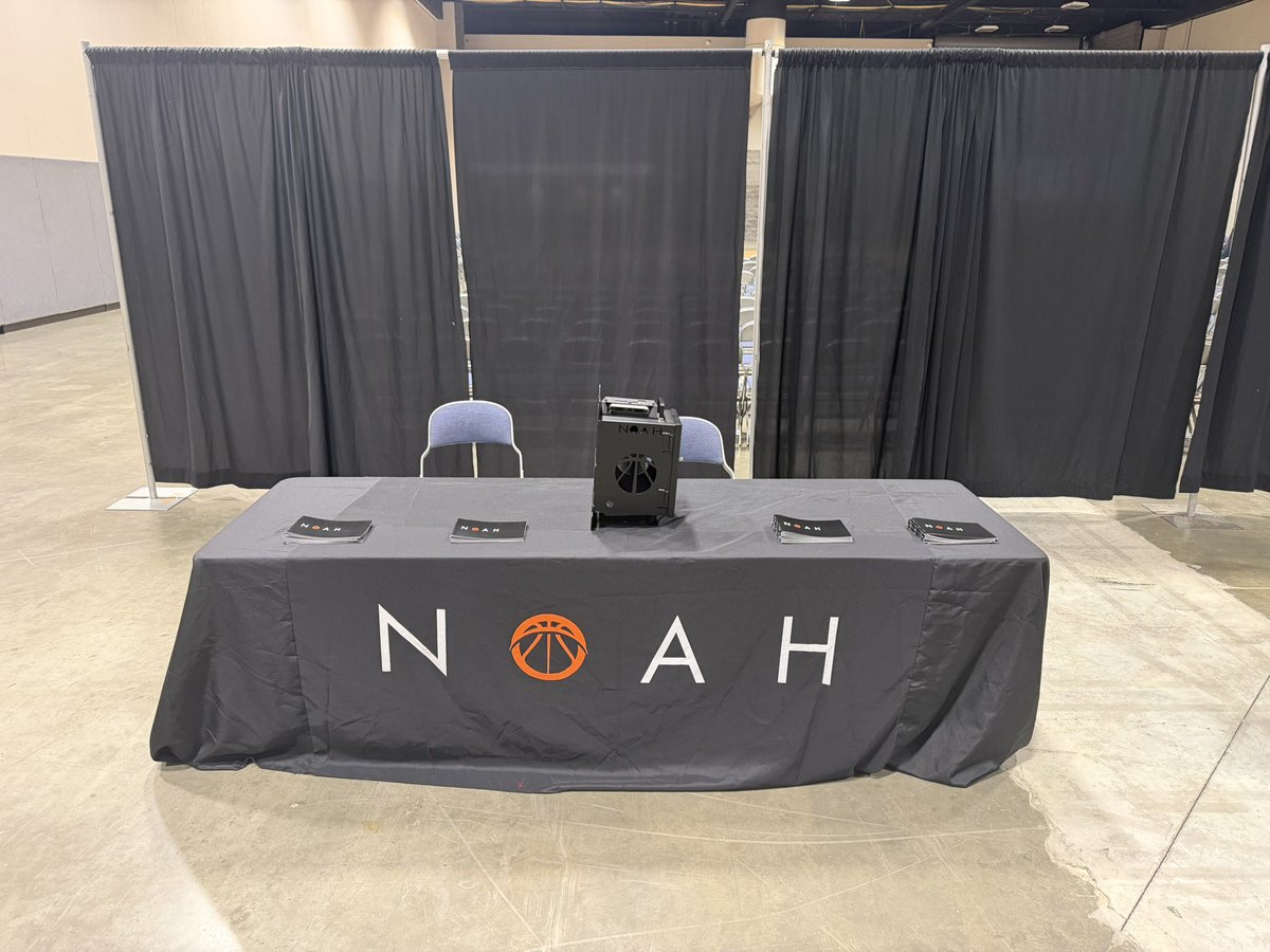 noahbasketball's tweet photo. Excited to kick off the @ArbcacontactAr clinic today! Stop by and see us to learn more about the Noah Backboard system!

#MakeMoreShots🎯
#TrainLikeThePros💪 https://t.co/a4FRNIKER5