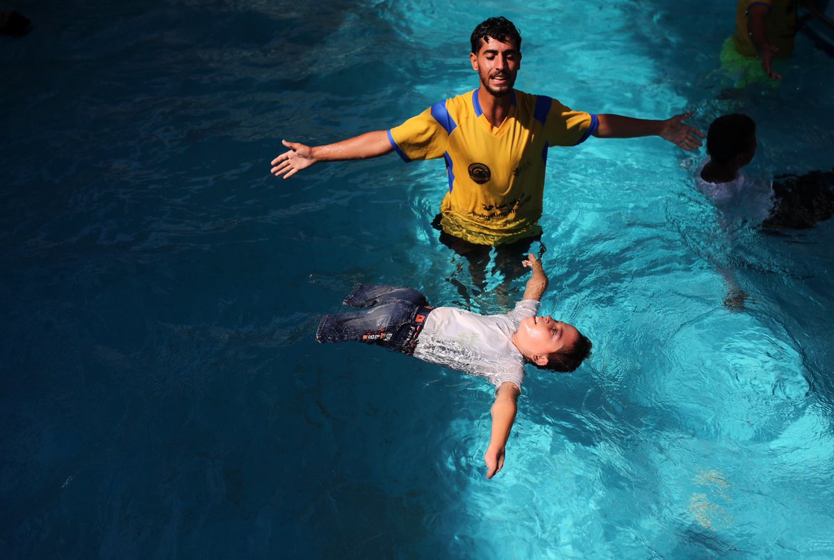 aseelswaid9's tweet photo. Amputee Children Swimming in Gaza, Palestine 2026 https://t.co/HVHqvnHmPC