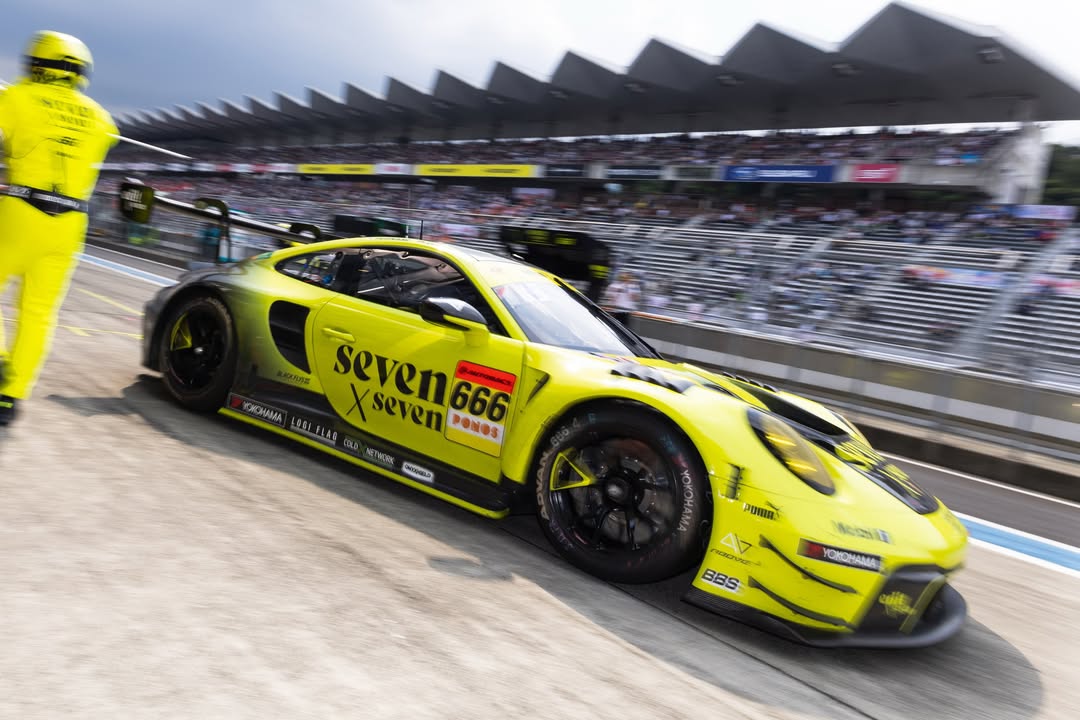 EloyReidy's tweet photo. P6 in Fuji Super GT Round 3. Starting from P17, that was all we had. Great work by @sevenxseven_racing for a solid effort. Next up: Suzuka, one of my favourite tracks in Japan. https://t.co/r5wZv8zOO0