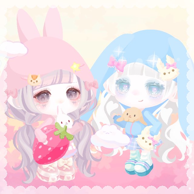 01wb8s's tweet photo. 🩷🐰🩵 @ftenkv https://t.co/22b1mXd6w4