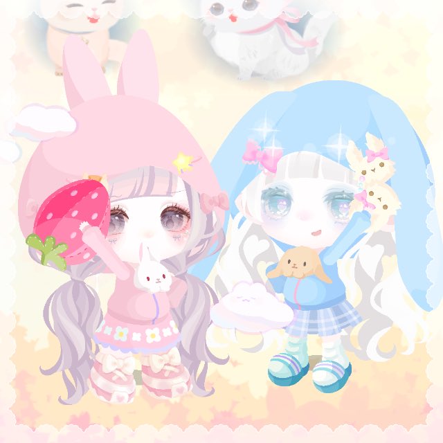 01wb8s's tweet photo. 🩷🐰🩵 @ftenkv https://t.co/22b1mXd6w4