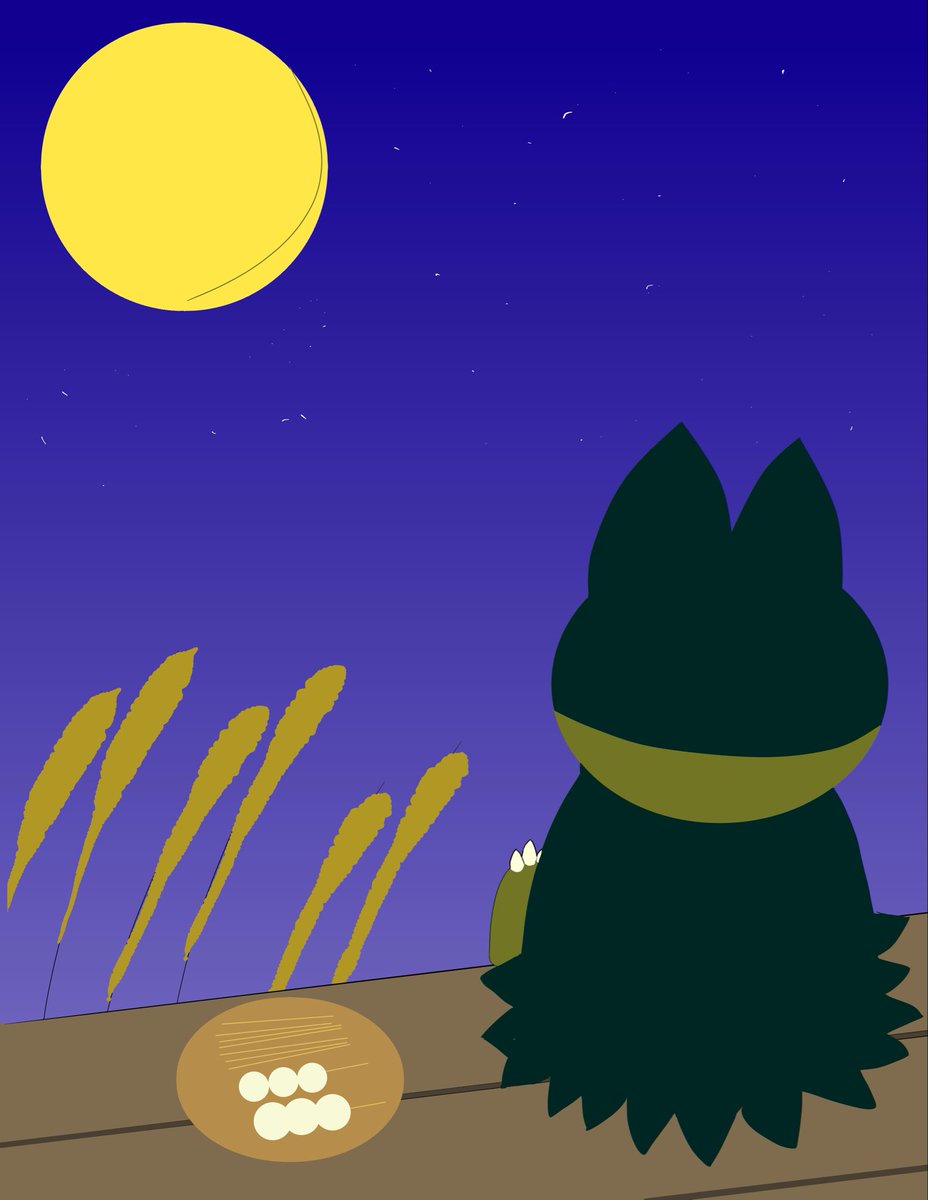GonbeMunchlax's tweet photo. こんな感じのお月見してるゴンベのイラストが見たい
(画力が足りなさすぎて描けない) https://t.co/sY6f9tPGbg