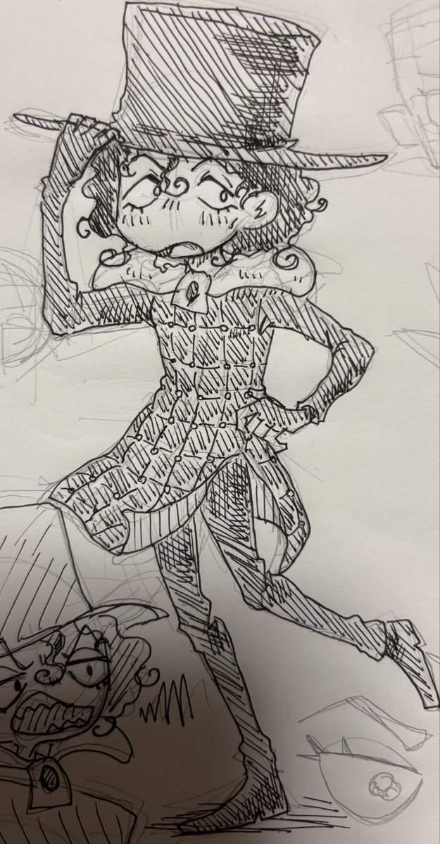 en__maru's tweet photo. 2週間液タブ使えないのでアナログでらくがき

色んなデフォルメの🎩と🍈 https://t.co/B7PHwCPr83