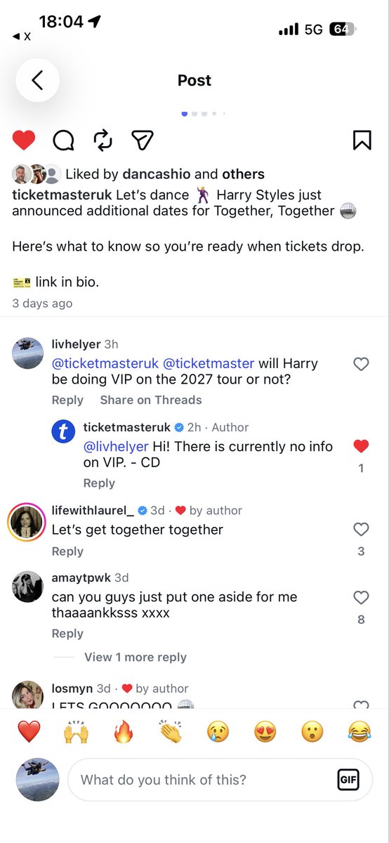 LivHelyer's tweet photo. @TMFanSupport Top comment guys xoxo https://t.co/uMLn4OWd6q