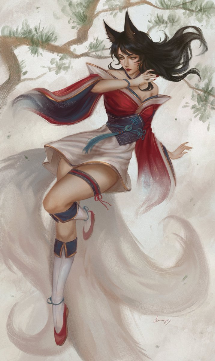 Seraya_x's tweet photo. pretty girl #ahri https://t.co/OzLnidWH5J