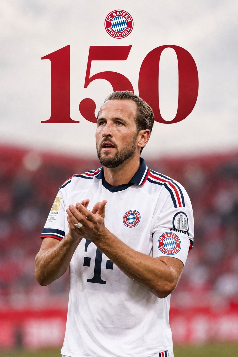 iMiaSanMia's tweet photo. Harry Kane scores his 150th goal for FC Bayern (in 153 games) https://t.co/82n4pinz36