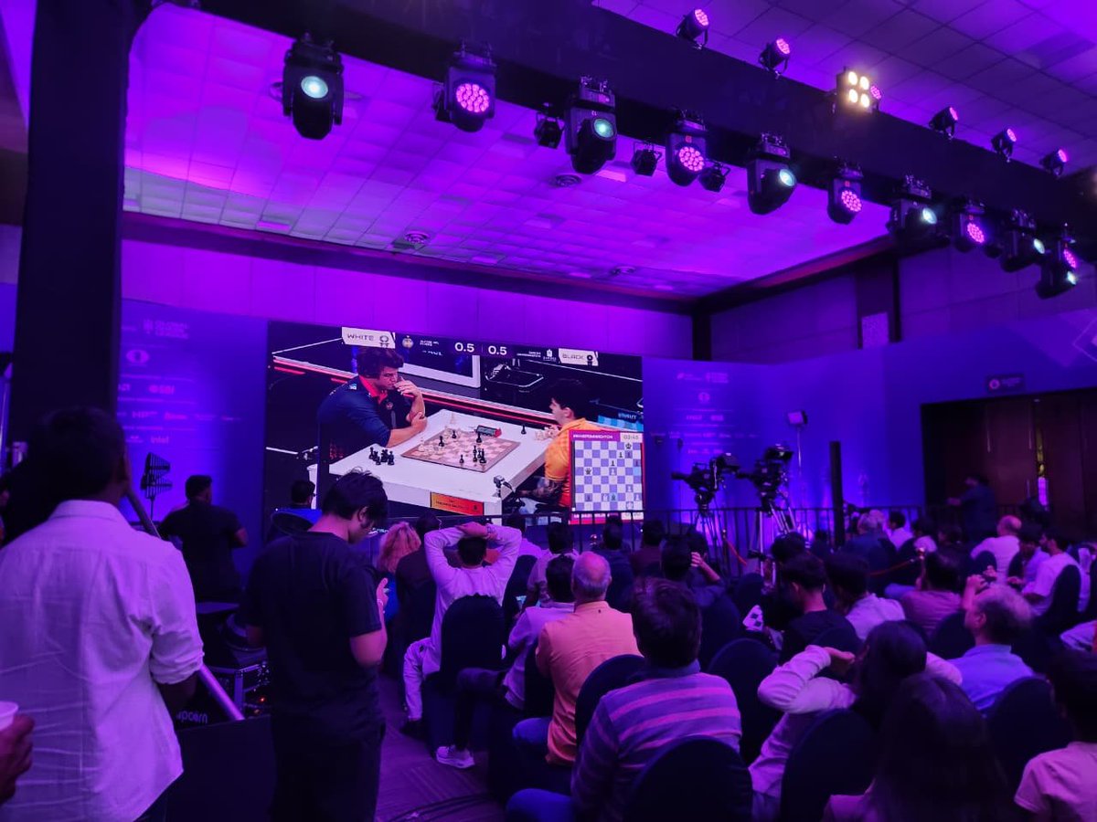 Chessiro_'s tweet photo. We came to GCL expecting chess.
We left with a lot of conversations, new faces, and way too many Chessiro users saying hi. 

Bengaluru has an incredible chess community. Loved being a small part of it.

Chessiro 🤝 GCL🤝 Bengaluru https://t.co/416cIzxXf0
