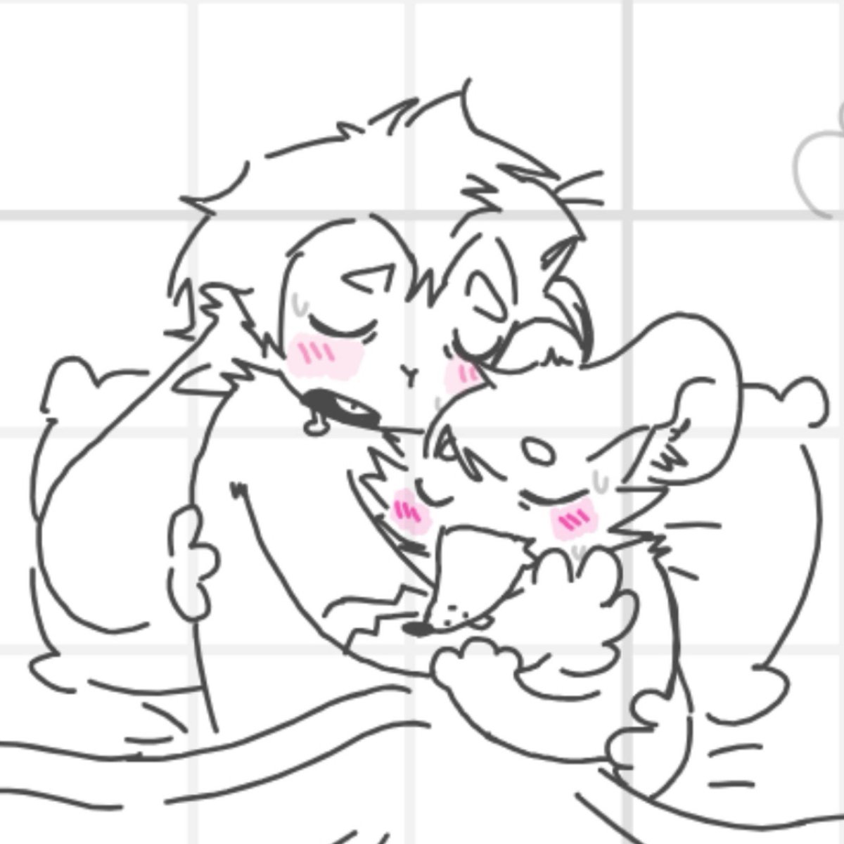 P4eddynu1t's tweet photo. More silly stuff from these two, HEHEHEHE

(doodles/sketches)

#animalhospital #ronfromaccounting #ratthew #rontthew #AHA https://t.co/GwJSR551uq