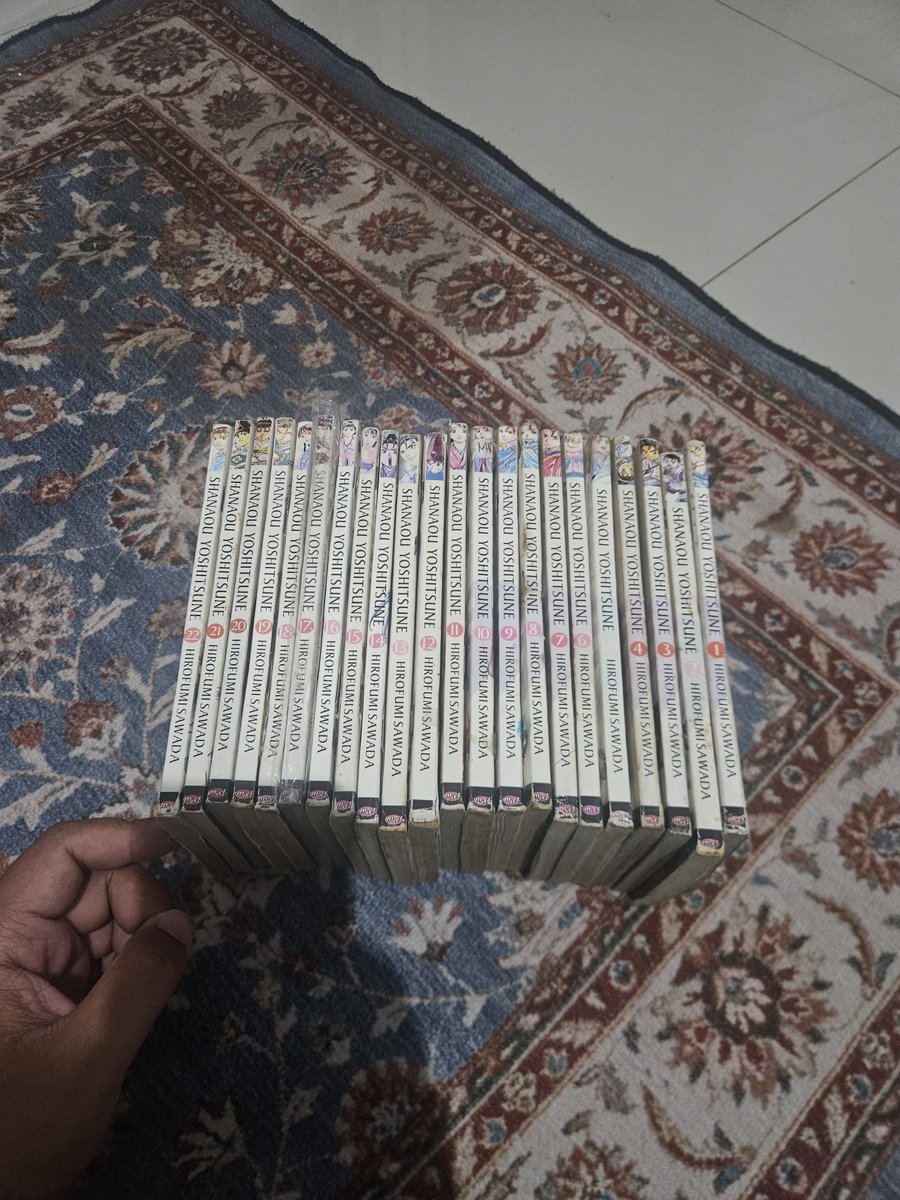 bolamantul's tweet photo. #WTS komik Shanaou yoshitsune fullset 1-22 120rb (mix exrent dan kolpri) anggep layak baca tidak ada halaman yang hilang. Minat? PM!! https://t.co/Skz4EZcgv5