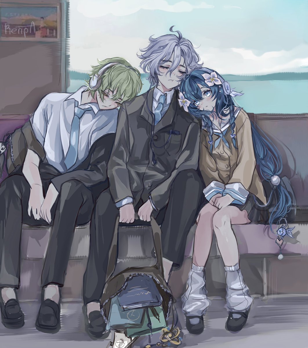 RenyupA's tweet photo. #Alyosha #Mitya #Vodyanitsa
on the way to school https://t.co/ZFyjiH5R7y