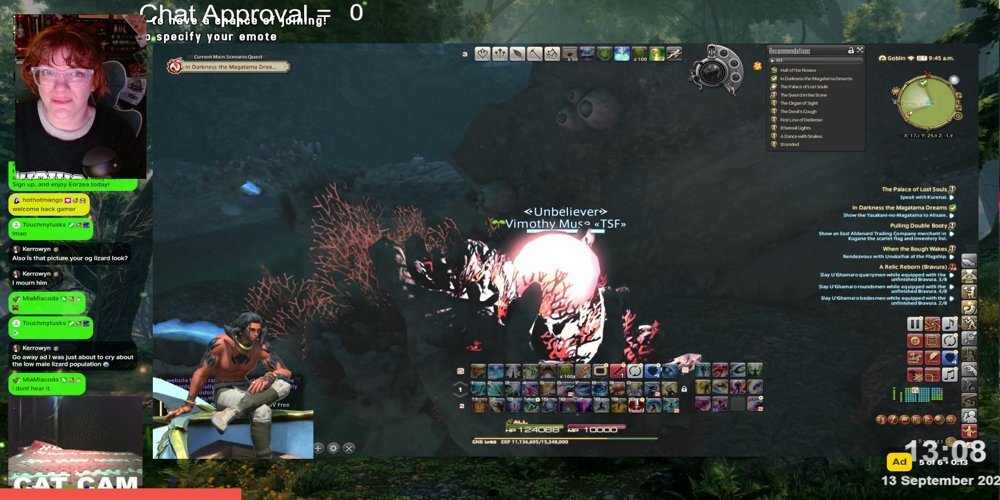 Vimmuse's tweet photo. I'm now streaming on Twitch! Playing FINAL FANTASY XIV ONLINE https://t.co/Hbybzh9XTh https://t.co/N87LwCusLg