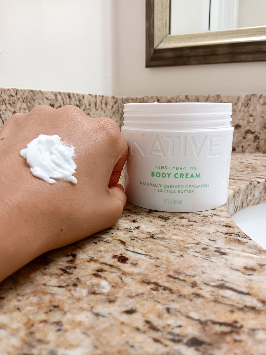 EDGLEISON3's tweet photo. Native’s Sensitive Series Fragrance-Free Body Cream is here. With shea butter, ceramides, provitamin B5, and niacinamide, it delivers up to 48 hours of moisture and supports the skin barrier for sensitive skin. https://t.co/4aG70Mp8jY