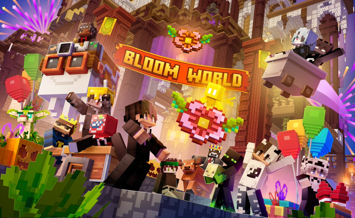 TheBloomSMP's tweet photo. Promotional art for BLOOM SMP WORLD involving some of the players who will be present 

Make sure to apply on our discord if you want to take part in it. 

Anyone can apply here, we are accepting over 50 creators: https://t.co/4Ihi9q4LiG https://t.co/EjeTQCOMO1