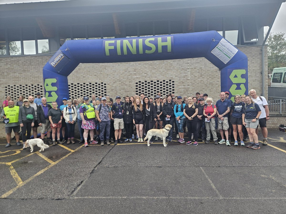 YMCAEastSurrey's tweet photo. Huge thanks to everyone who joined us for Kim's Walk today to remember our dear colleague, Kim Roderick.
We were proud to be joined by Kim's son, daughter and grandson, as well as many colleagues, friends and YMCA supporters. 
Thank you all, especially our marshals &amp; event team. https://t.co/MMREeKvudn