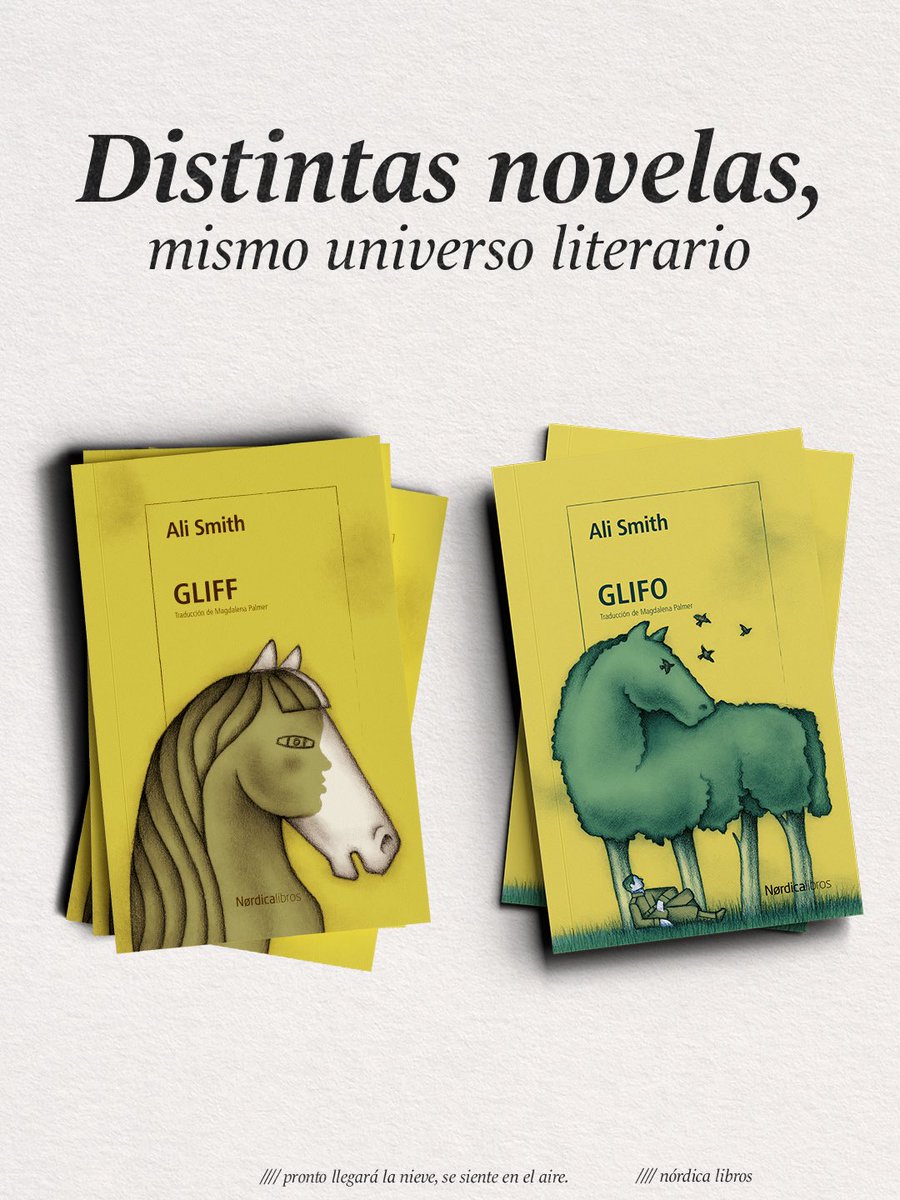 Nordica_Libros's tweet photo. Desde que anunciamos que el 21 de septiembre llegará Glifo de Ali Smith a todas las librerías nos han llegado bastantes preguntas sobre la novela. ¡Os explicamos la relación con Gliff en este carrusel!
Pero... el resumen es que son dos novelas independientes.
#alismith https://t.co/Hplp95jVOq