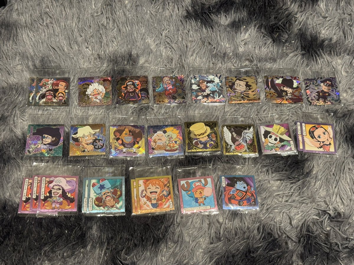 ska_0114's tweet photo. にふぉるめーしょん　トレード
ワンピース ONE PIECE
ウエハースシール　交換　募集
トレード募集

提供)画像1〜5 求)画像6以降
ノーマルのみのトレードは複数枚で、まとめて交換できる方、条件が良い方優先いたします🙏
過去弾集めています。
気軽に声をかけてください！ https://t.co/GES0hfHtes