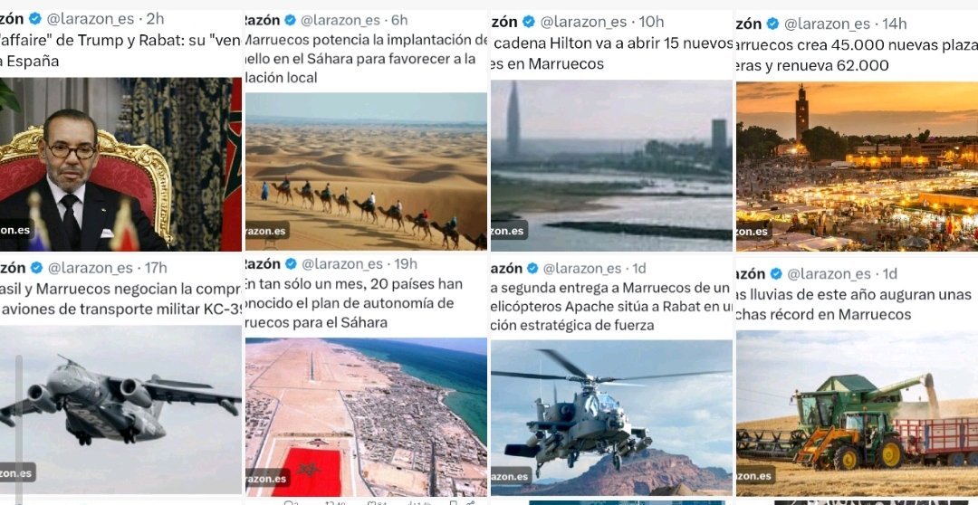 AhmedBabaD86's tweet photo. El responsable de la propaganda político-económica marroquí en @larazon_es es @JMZuloaga, sección sufragada por el departamento de prensa de @MoroccoInESP. Todos los días le envían un artículo de prensa marroquí para traducirlo al castellano y publicarlo, como este de @Le360fr https://t.co/YQacYwwnQM