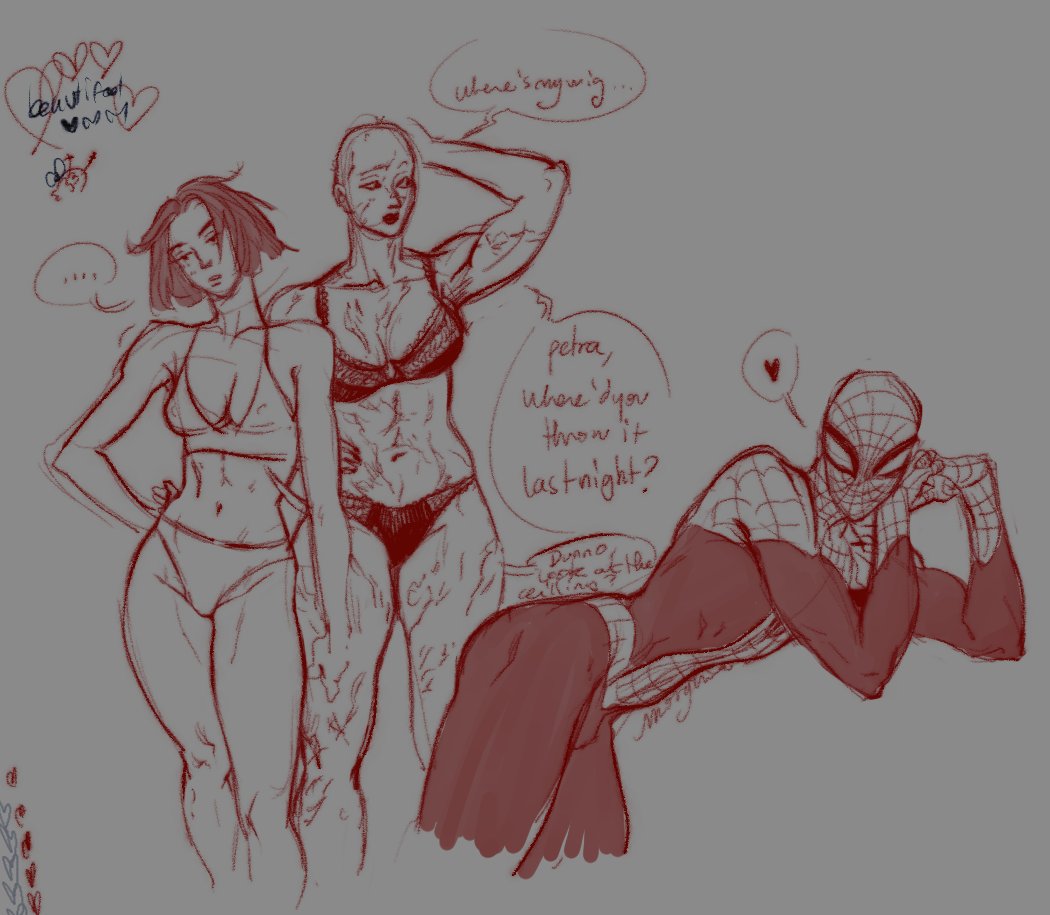 MorganSeize's tweet photo. Petra Parker Wanda Wilson and Peter
#spdp #spideypool #ladydeadpool #spiderwoman #spiderman https://t.co/AMLGEMVCzk