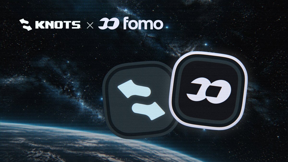 KnotsOnStonk's tweet photo. $KNOTS x fomo

We’re excited to be building with @fomo 

This gives us early access to fomo’s new team tag feature, including: 
• Broadcast announcements on fomo 
• Push notifications to $KNOTS holders
 • Verified team badge

Alongside this, we’re moving $30K of $KNOTS from the creator wallet to our new fomo account.

Follow us on fomo: @KNOTS