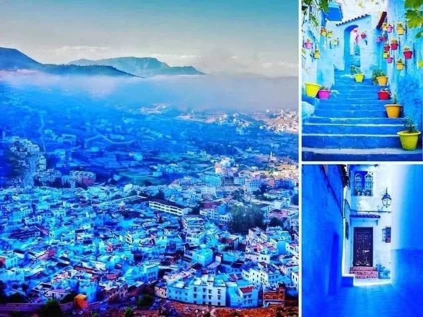 Kxaliq0's tweet photo. مدينة شفشاون - المغرب
تلقب محلياً ب "المدينة الزرقاء"، اشتق لفظ شفشاون لفظ أمازيغي، "شف" تعني "انظر" و"شاون" تعني "القرون"، أي انظر القرون. 
أكثر شيء يميزها هو ال��ون الأزرق، والطابع الأندلسي الغالب على المدينة. https://t.co/sBzpu3mA8l