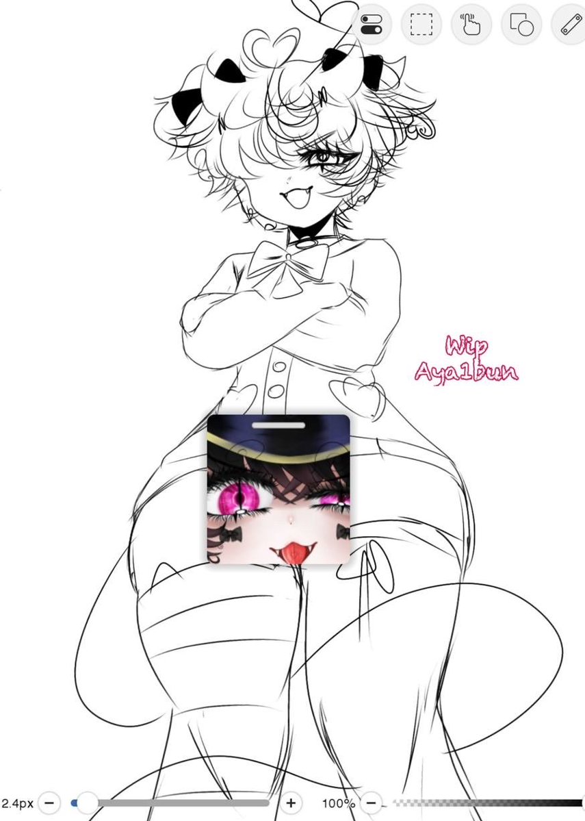 aya1bun's tweet photo. Wip ^ _ ^ https://t.co/xUxSTUOaB5