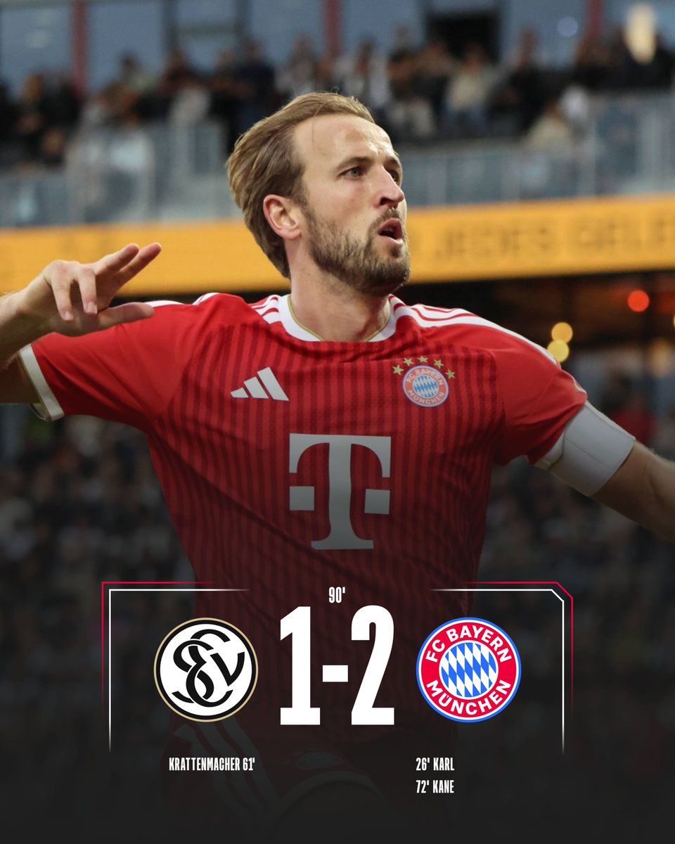FCBayern's tweet photo. Hart erkämpfter Auswärtssieg in Elversberg! 💪 https://t.co/qVecedNSAY