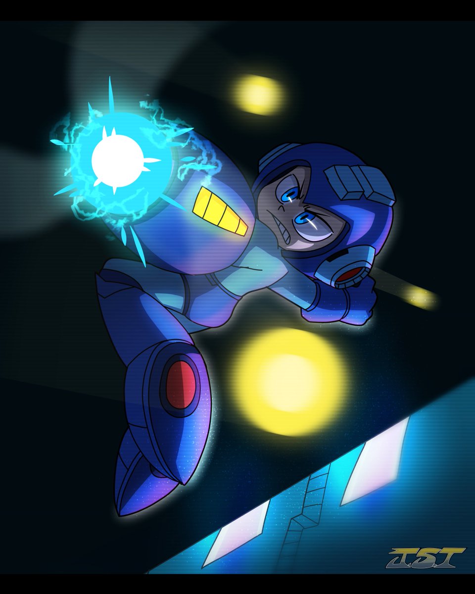 Steel120type's tweet photo. MEGA MAN ACTION! https://t.co/jmXjTcT0kz