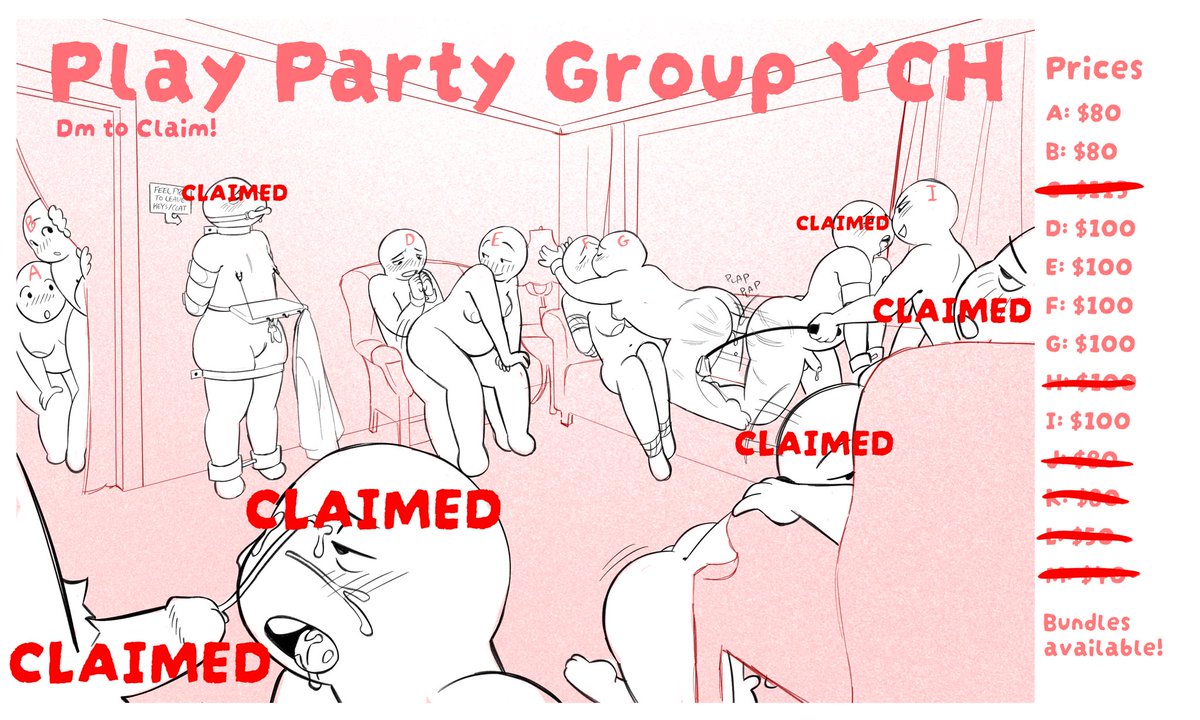 JesterJuicee's tweet photo. ✨LARGE GROUP YCH✨

Finally opening to the public!

I will update what has been claimed in the comments below so be sure to look at that first!

If all go well I will open a 2nd version!

✨DM TO CLAIM✨ https://t.co/pKcHaVU1CQ