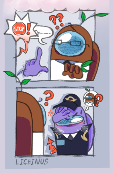 Lich1nus's tweet photo. Enough yapping, man ‼️#NSFW  ‼️

#AmongUsStoryOnGuard #AmongUsStory #AmongUsOnGuard #AmongUs #AmongUsNSFW https://t.co/nXy8xeOCsS