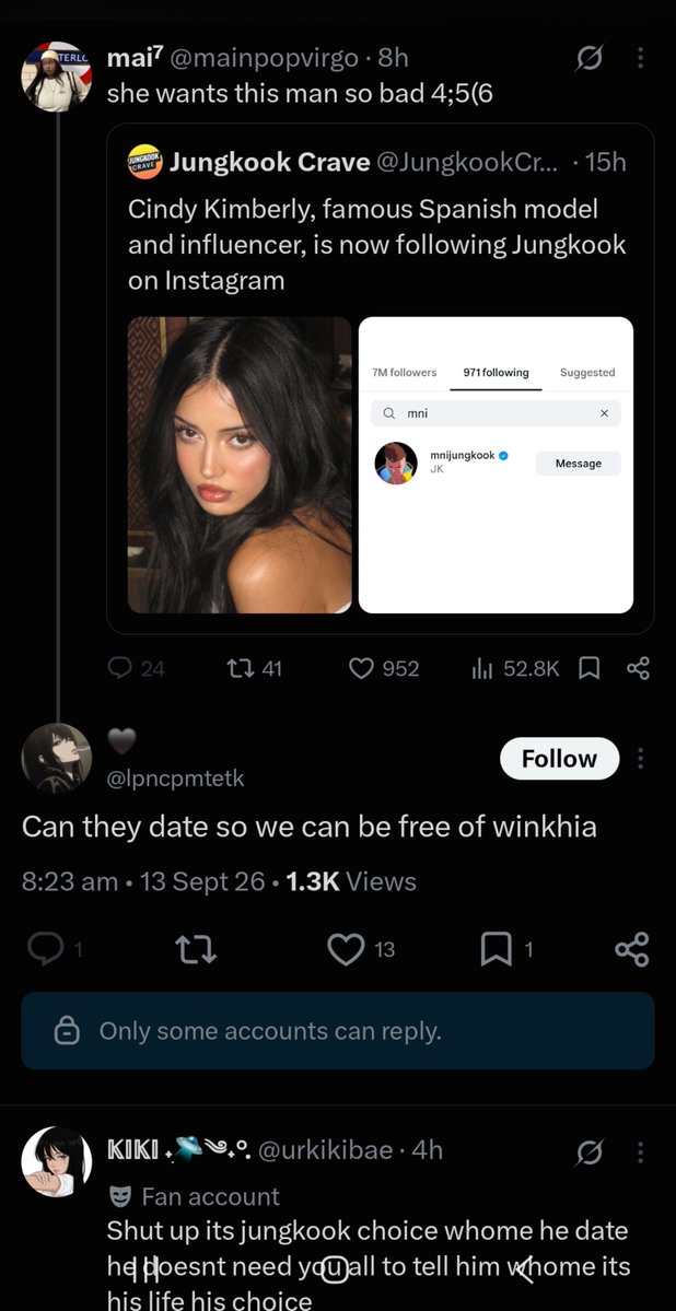 AprilResurrect's tweet photo. lmaoooo jungkook fans wish he had good taste in women so he could pull hot baddies like this 😭 reality is he likes them ugly and flat like his pedobaiter girlfriend winter https://t.co/USV97xOf38