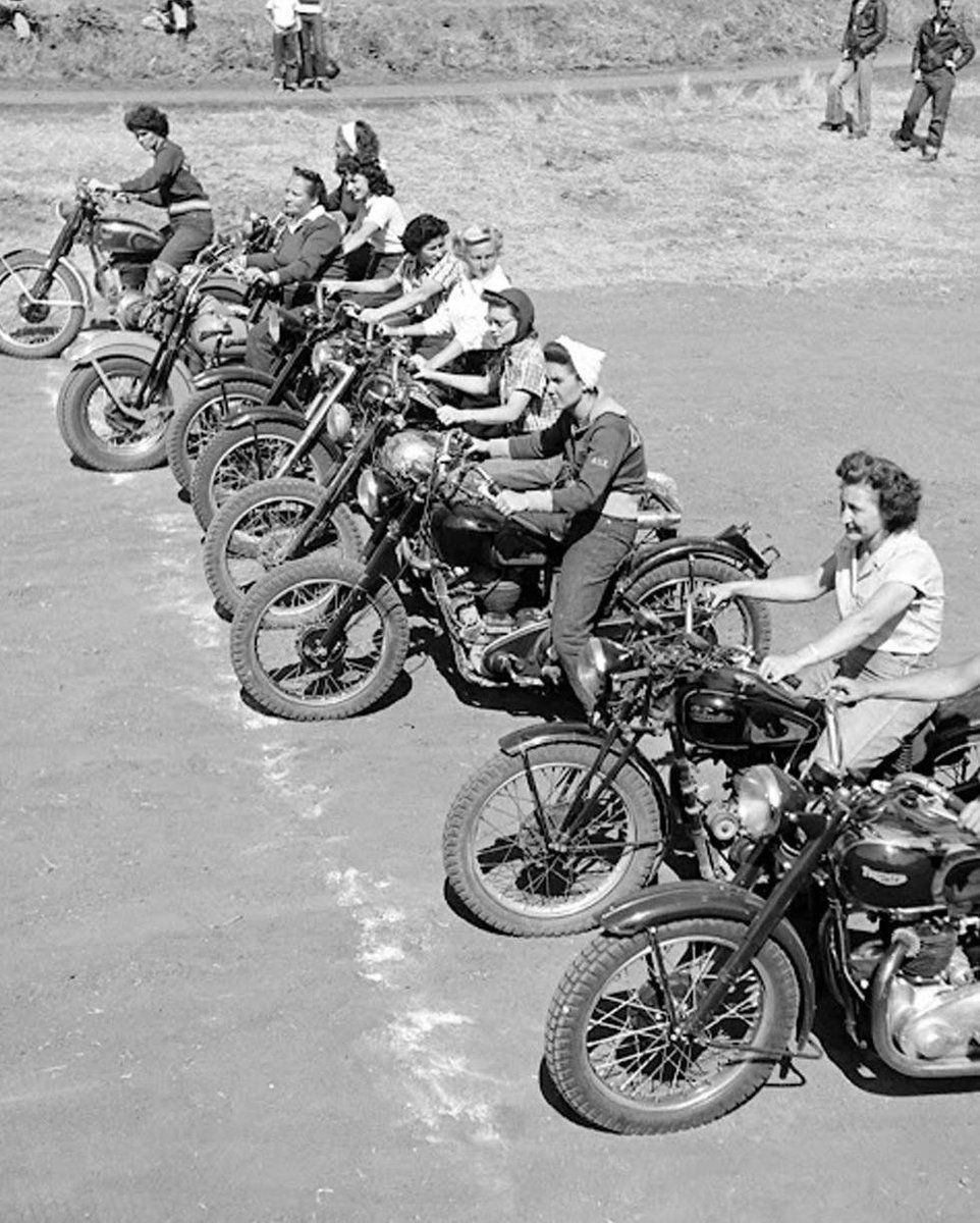 Georgiannejircd's tweet photo. Celebrating the women who shaped motorcycling—from 1940s pioneers building their own machines to today’s trailblazers. Passion, grit, and individuality keep the culture moving. Happy International Female Ride Day from Indian Motorcycle. https://t.co/9OXeRIlaTu
