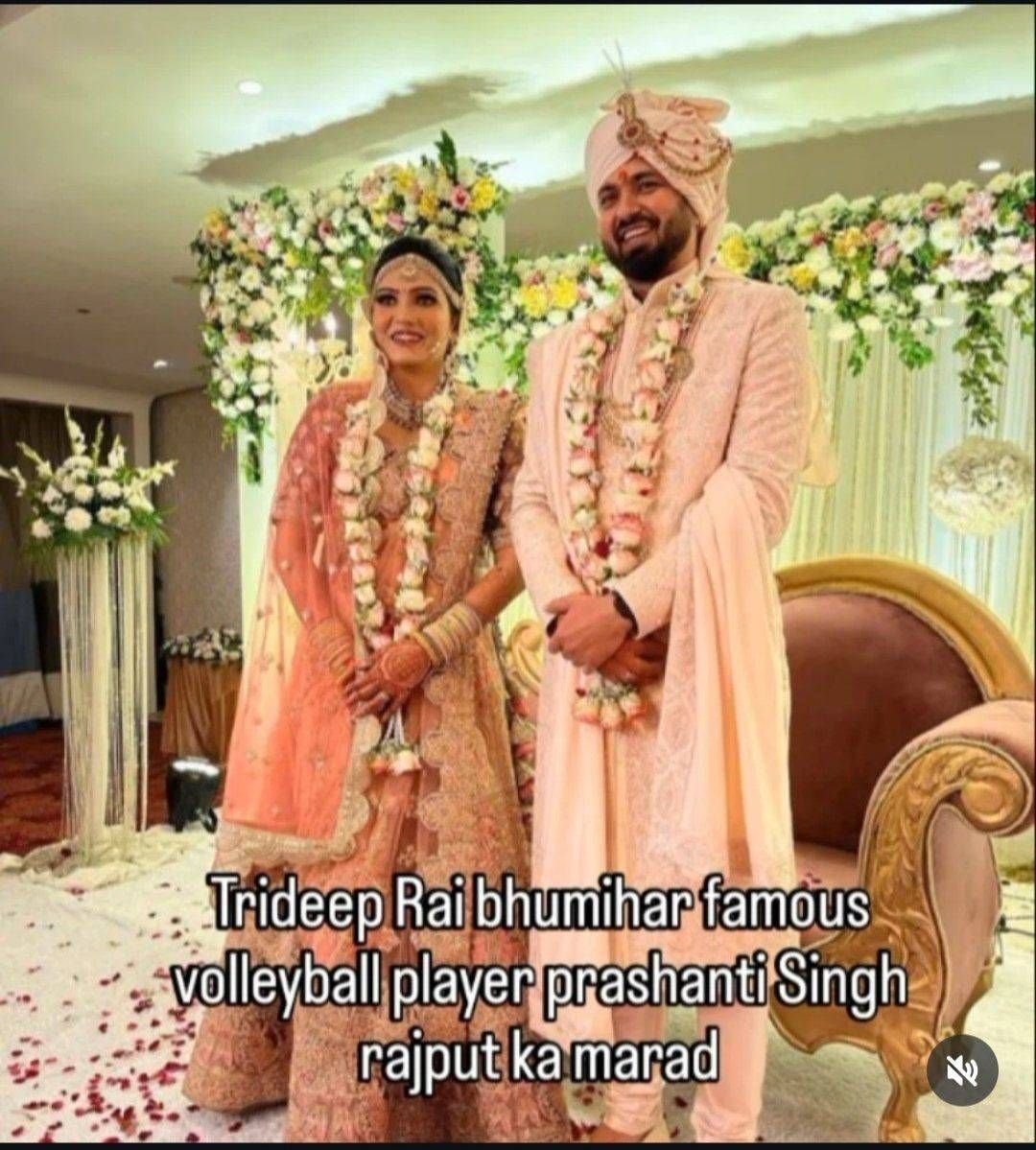GangeticTribal's tweet photo. ये दोनों मेरे फेवरेट कपल है। हमारी महिला वॉलीबाल टीम की पूर्व कप्तान प्रशांति सिंह राजपूत भौजी हमारे पुरूष वॉलीबॉल टीम के पूर्व बड़े खिलाड़ी त्रिदीप राय भैया से बियाह की हुई हैं। दोनो फिटनेस कपल है और काफी लंबे-चौड़े है। एकदम परफेक्ट कपल है।

7/12 https://t.co/pF56ym4Gg7