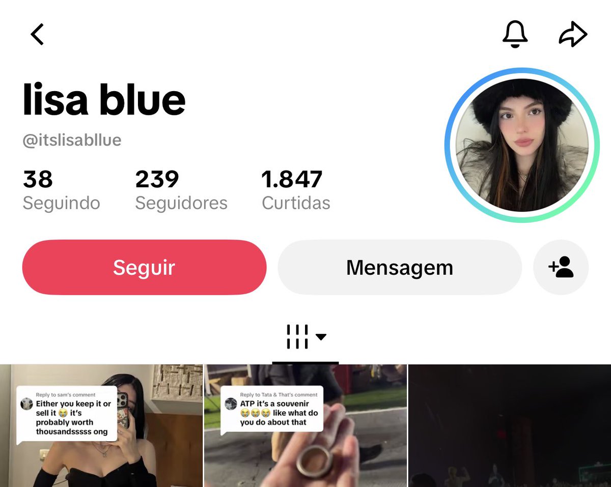 lisabllue's tweet photo. hey guys 
please report this fake account on tik tok
this account is fake, its not me 
PLEASE REPORT THIS ACCOUNT https://t.co/63rV1UW079