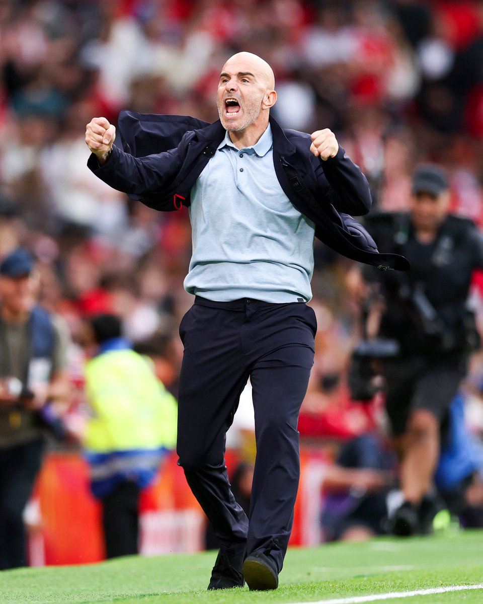 brfootball's tweet photo. Enzo Maresca was fired up after his first Manchester derby win 😤 https://t.co/RJWHOpKyfQ