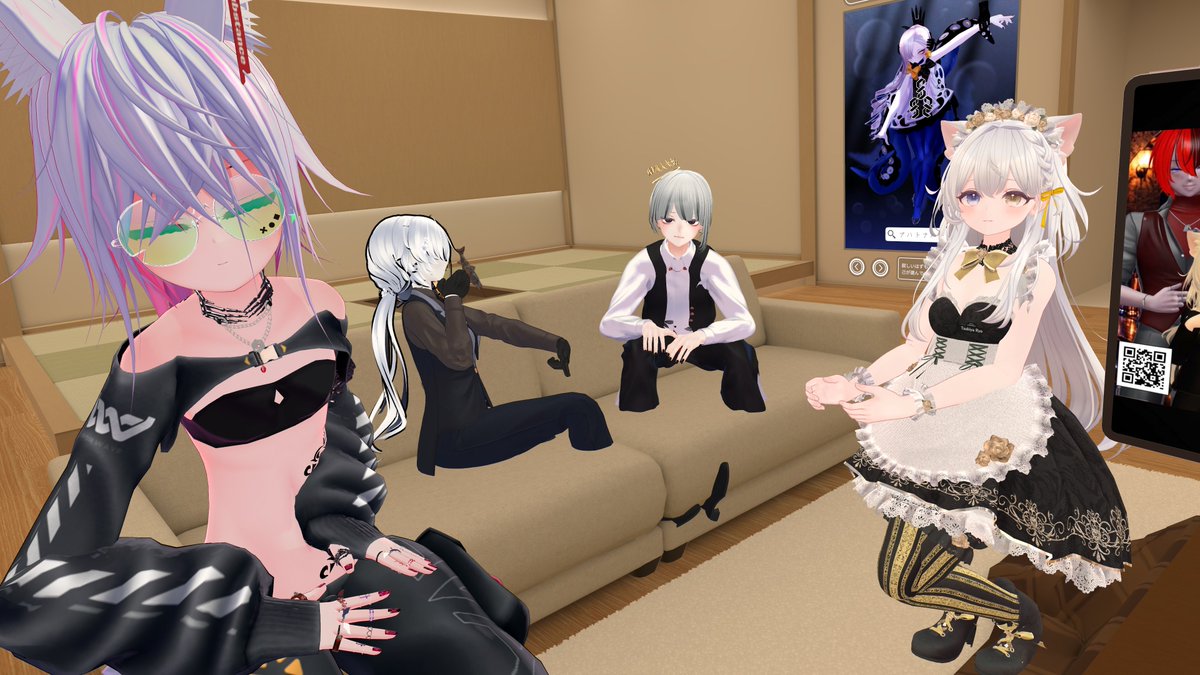 GoT_VRC's tweet photo. 可愛らしい「影ちゃん」のメイドたちです。
来週はどんなキャストたちに会えるのか…。
キャスト紹介もそ���そろ始めなければなりませんね！ https://t.co/riRaP3wi9H